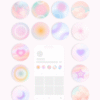 Angel Aura Aesthetic Customization Kit - App icons, wallpapers, Canva templates, aesthetic images, streaming pack and more
