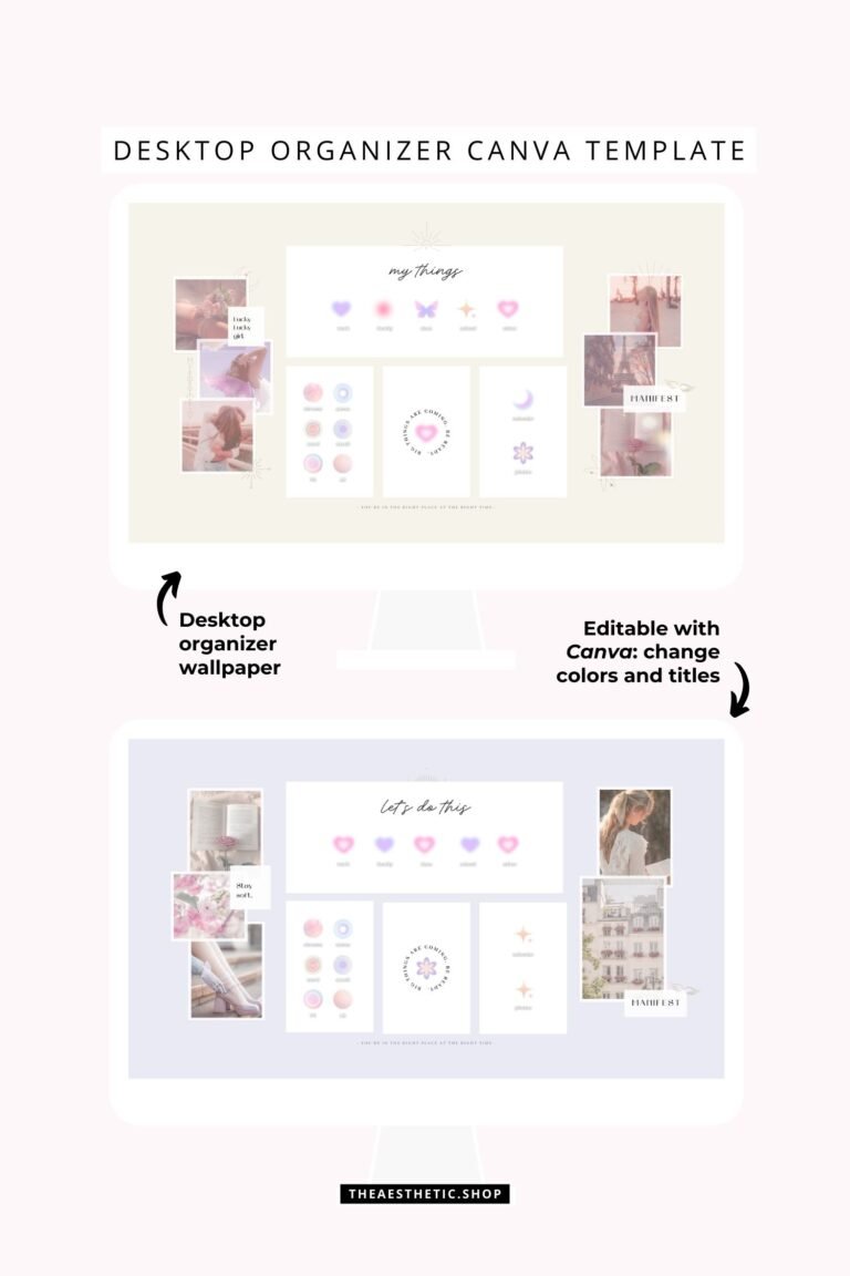 Angel Aura Aesthetic Customization Kit 9 Angel Aura Aesthetic Customization Kit - App icons, wallpapers, Canva templates, aesthetic images, streaming pack and more