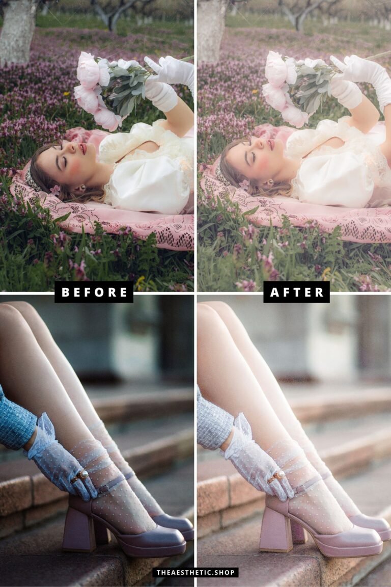 coquette aesthetic photo preset 2 Coquette Aesthetic Lightroom Photo and video Preset