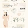 Vanilla Girl Aesthetic Customization Kit: Phone + desktop icons, graphics, images and more
