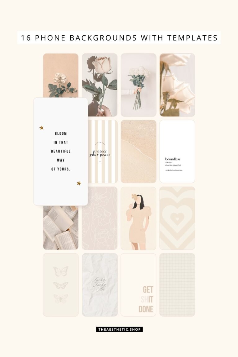 Vanilla Girl Aesthetic Customization Kit 18 Vanilla Girl Aesthetic Customization Kit