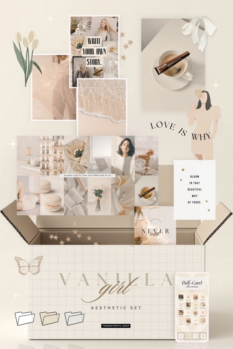Vanilla Girl Aesthetic Customization Kit