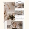 Vanilla Girl Aesthetic Customization Kit: Phone + desktop icons, graphics, images and more