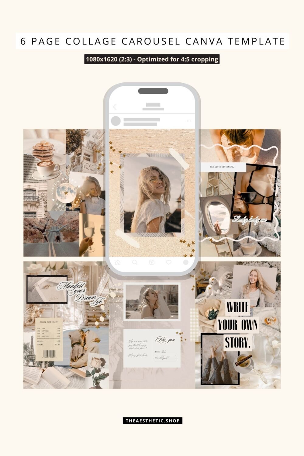 Vanilla Girl Aesthetic Customization Kit: Phone + desktop icons, graphics, images and more