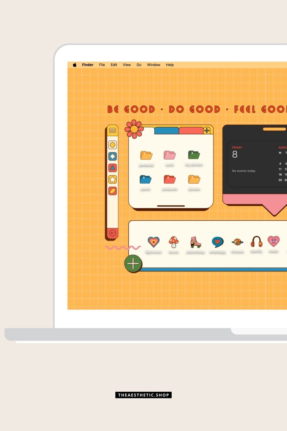 Groovy Aesthetic Customization Kit: Phone + desktop icons, graphics, images and more