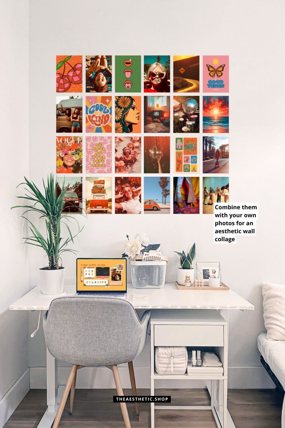 Groovy Aesthetic Customization Kit: Phone + desktop icons, graphics, images and more