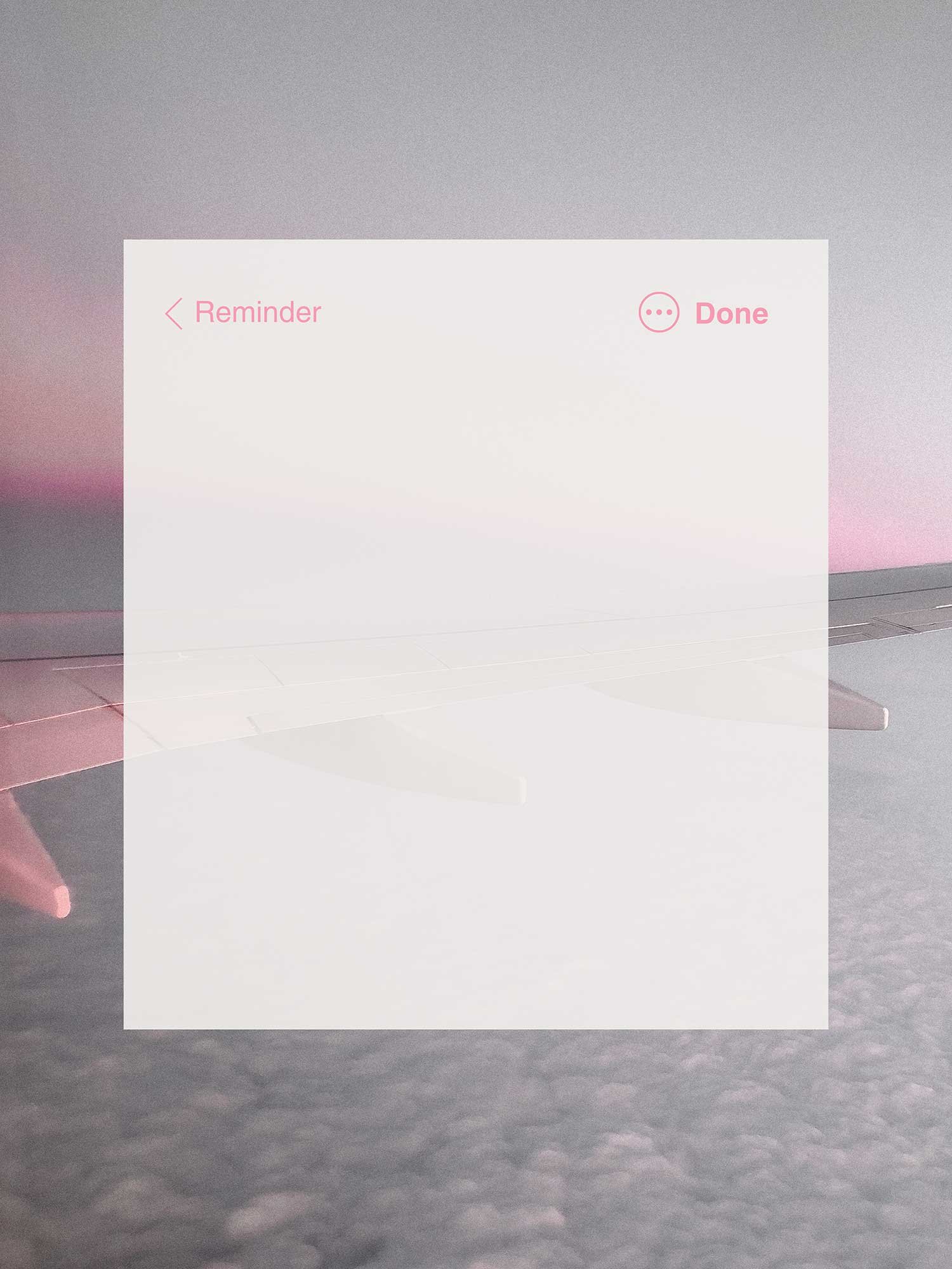 Aesthetic Reminder Background