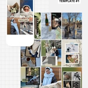 instagram photo dump carousel canva templates by the aesthetic shop