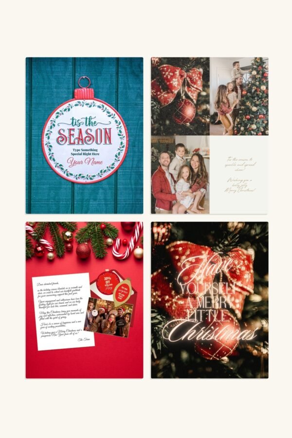 Christmas Aesthetic Canva Template Pack