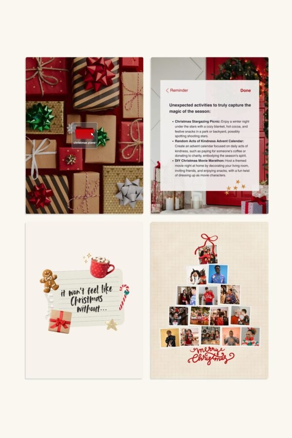 Christmas Aesthetic Canva Template Pack