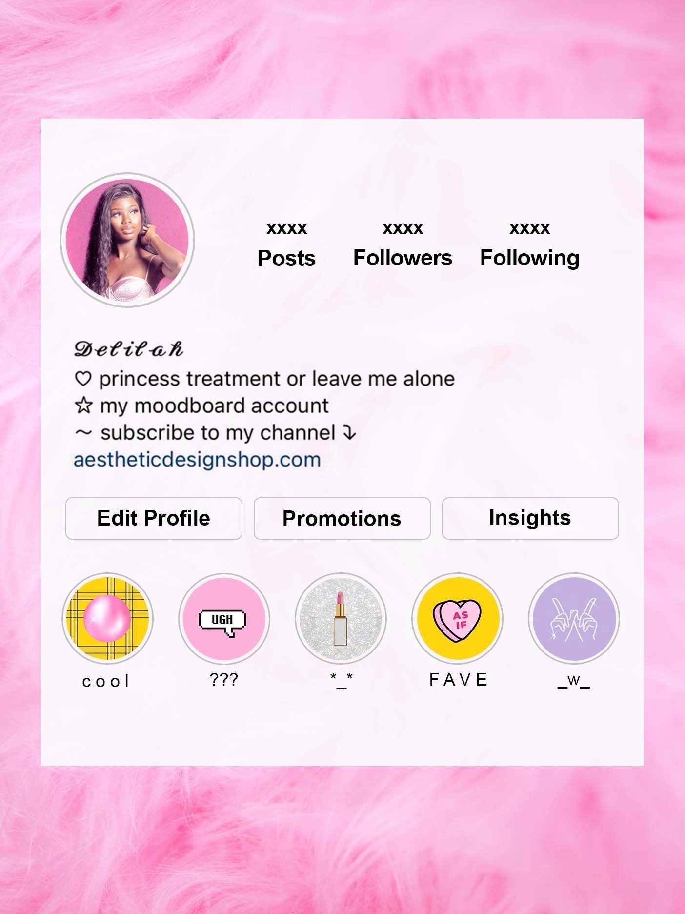 clueless-aesthetic-instagram-bio-idea