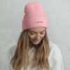 ‘L♡VE’ Pink Cuffed Beanie Aesthetic by Lucy Love Shop