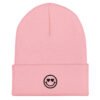 "Heart Eyes" Pink Cuffed Beanie Aesthetic by Lucy Love Shop "Heart Eyes" Pink Cuffed Beanie Aesthetic by Lucy Love Shop