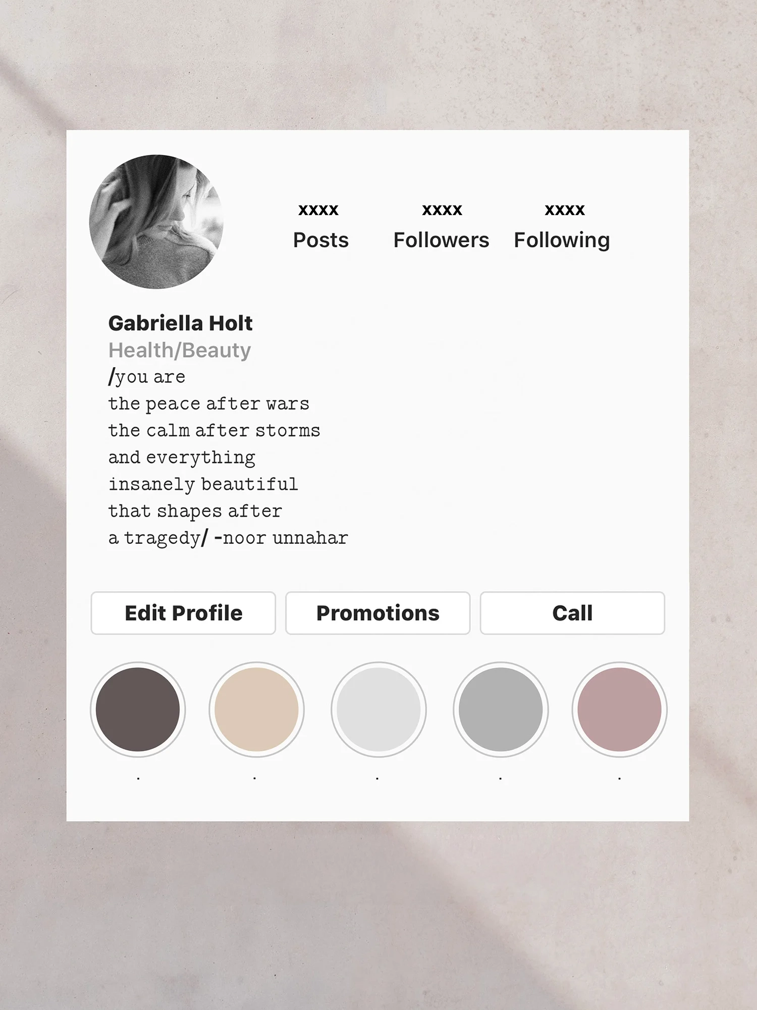 neutral-colors-instagram-bio-ideas