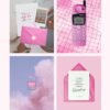 Pink Aesthetic Viral Template Pack #1