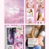 Pink Aesthetic Viral Template Pack #1