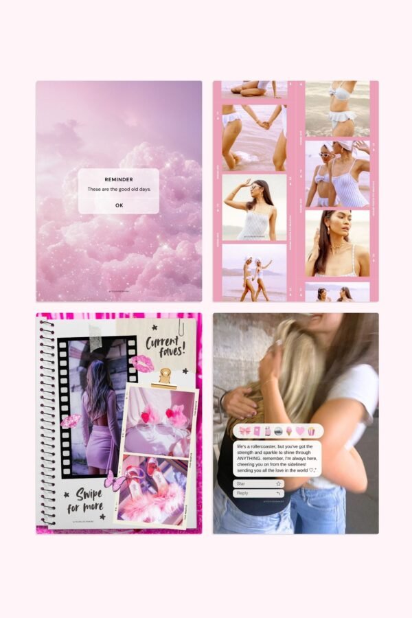 Pink Aesthetic Viral Template Pack #1