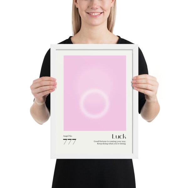 'Luck' Premium Luster Photo Paper Framed Poster