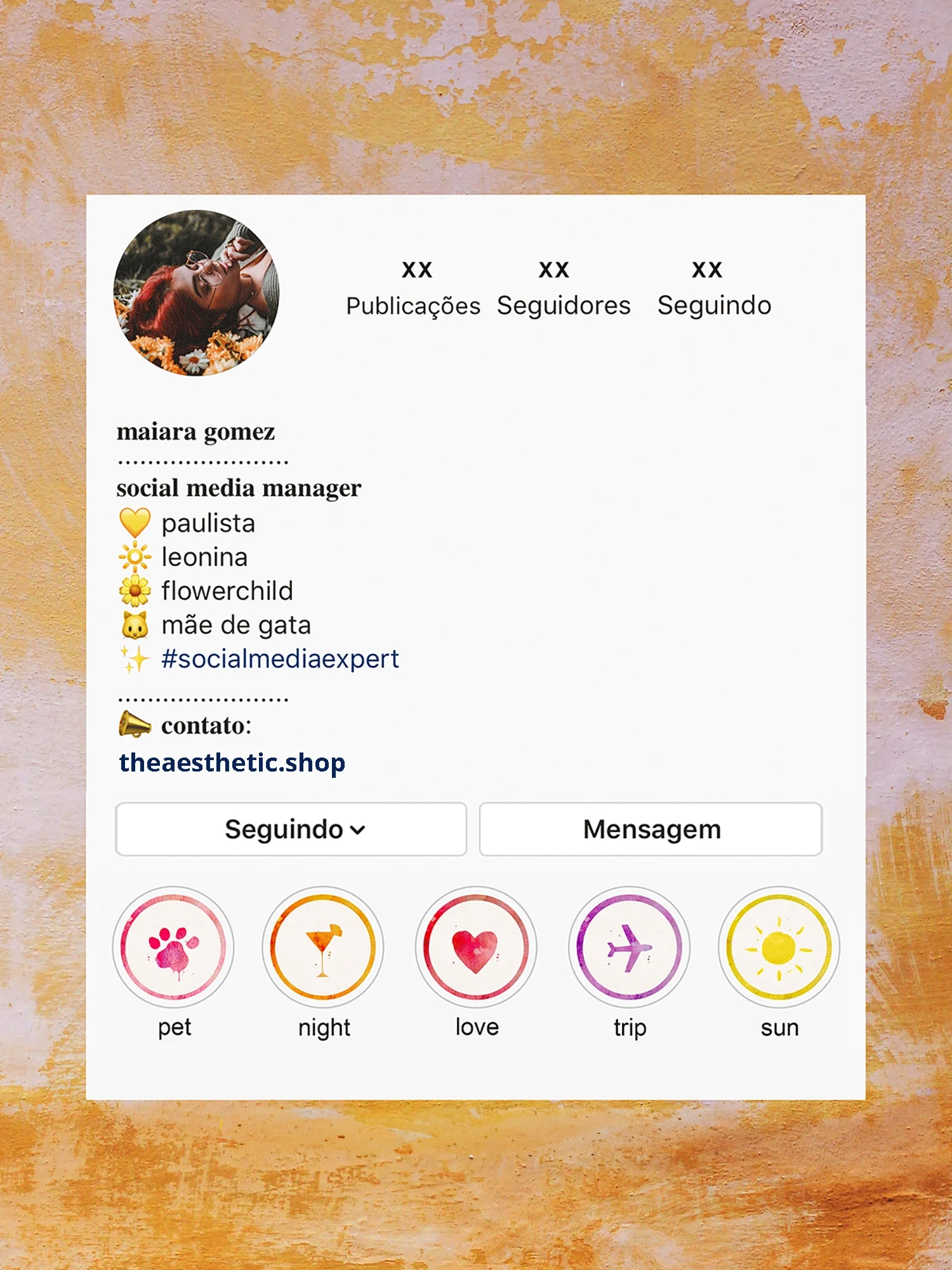 yellow-instagram-bio-idea