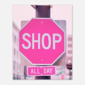 'Shop' Semi-Glossy Paper Poster 20x25 cm / 8x10β³