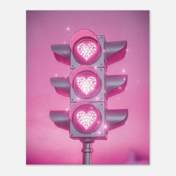'Heart means Love' Semi-Glossy Paper Poster 20x25 cm / 8x10″