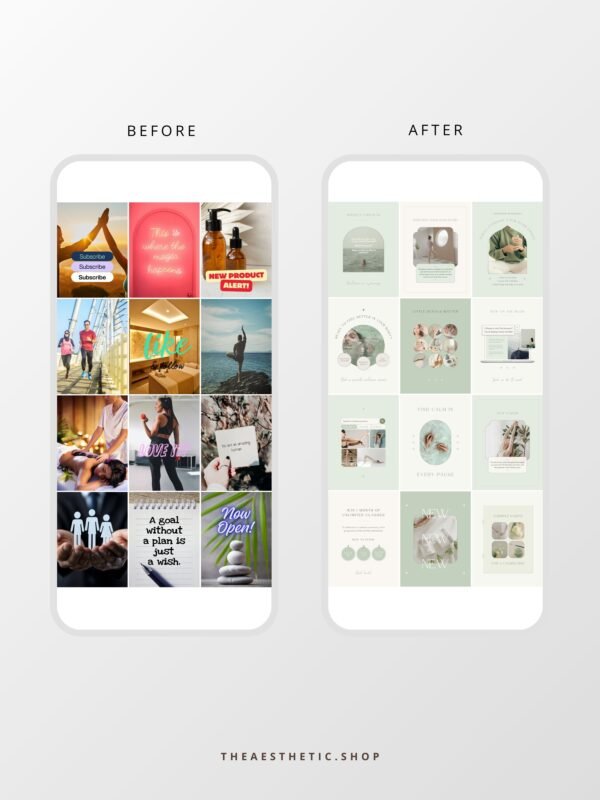 Wellness Content Kit: 100 Canva Templates for Wellness Studios & Instructors