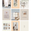 minimalist neutral color beige aesthetic Coach Content Kit: 100 Canva Templates for Life Coaches