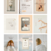 minimalist neutral color beige aesthetic Coach Content Kit: 100 Canva Templates for Life Coaches