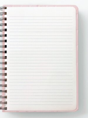 free pink aesthetic background image notebook